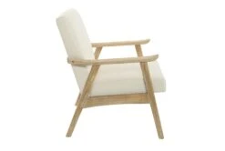 Tommy Linen Chair With Brushed Finish Frame -Modern Office Shop 316116 white plywood accent chair detail 45
