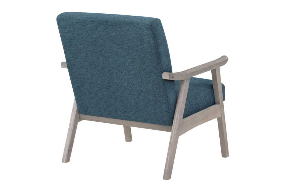 Tommy Azure Armchair With Brushed Grey Finish Frame 4 Tommy Azure Armchair With Brushed Grey Finish Frame - Image 2