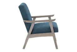 Tommy Azure Armchair With Brushed Grey Finish Frame 8 Tommy Azure Armchair With Brushed Grey Finish Frame -Modern Office Shop 316123 blue plywood accent chair detail 45