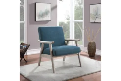 Tommy Azure Armchair With Brushed Grey Finish Frame 9 Tommy Azure Armchair With Brushed Grey Finish Frame -Modern Office Shop 316123 blue plywood accent chair room 85