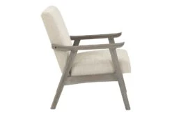 Tommy Linen Armchair With Brushed Grey Finish Frame -Modern Office Shop 316124 white plywood accent chair detail 45