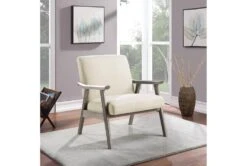 Tommy Linen Armchair With Brushed Grey Finish Frame -Modern Office Shop 316124 white plywood accent chair room 85
