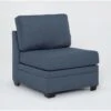 Solimar Denim Armless Chair 1 Solimar Denim Armless Chair -Modern Office Shop 316312 blue fabric chair signature 01