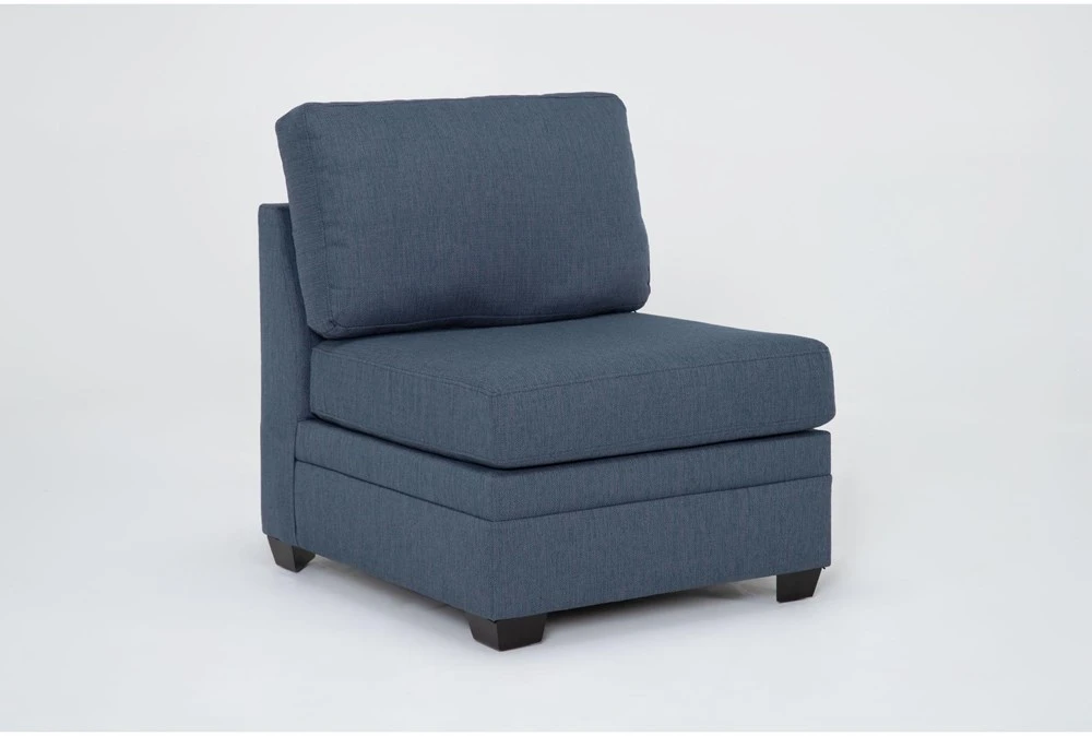 Solimar Denim Armless Chair 3 Solimar Denim Armless Chair