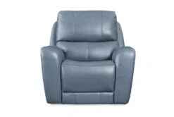 Hawkins Leather Power Glider Recliner With Power Headrest & USB