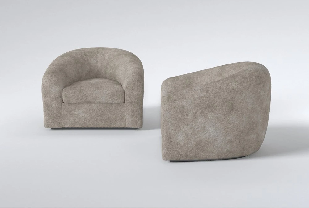 Oslin 35" Swivel Accent Chair Set Of 2 By Nate Berkus + Jeremiah Brent 5 Oslin 35" Swivel Accent Chair Set Of 2 By Nate Berkus + Jeremiah Brent - Image 3