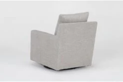 Hampstead Dove Swivel Glider Chair -Modern Office Shop 317504 grey fabric swivel glider side 18