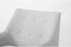 Celestino Light Grey Accent Chair 11 Celestino Light Grey Accent Chair -Modern Office Shop 317510 grey fabric accent chair detail 44