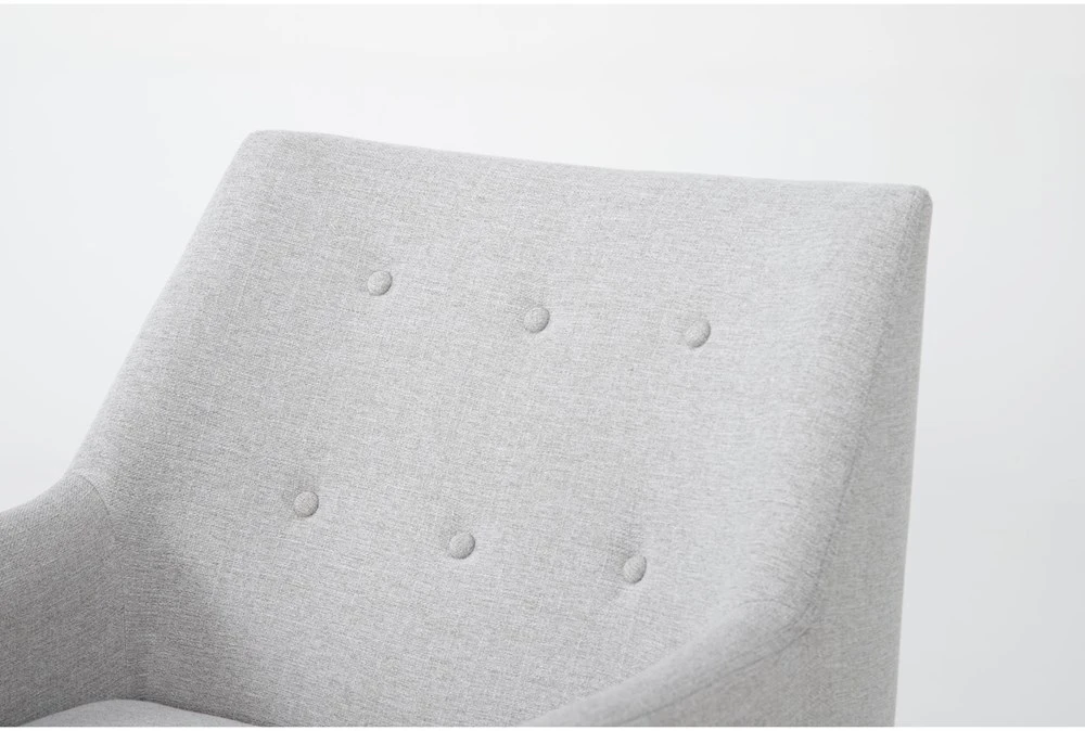 Celestino Light Grey Accent Chair 6 Celestino Light Grey Accent Chair - Image 4