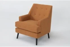 Celestino Copper Accent Chair -Modern Office Shop 317513 orange fabric accent chair side 19