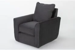 Delano Pearl 32" Velvet Swivel Accent Chair 11 Delano Pearl 32" Velvet Swivel Accent Chair -Modern Office Shop 317592 grey fabric accent chair side 19