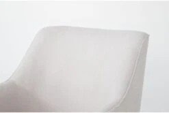 Samira Bone Swivel Glider Chair -Modern Office Shop 317993 beige fabric swivel glider detail 44