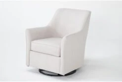 Samira Bone Swivel Glider Chair -Modern Office Shop 317993 beige fabric swivel glider side 19