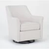 Samira Bone Swivel Glider Chair 2 Samira Bone Swivel Glider Chair -Modern Office Shop 317993 beige fabric swivel glider signature 01