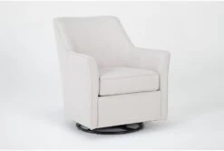 Samira Bone Swivel Glider Chair