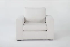 Isabella Sand Chair -Modern Office Shop 320115 beige fabric chair front 02