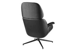 Lena Black Velvet Swivel Chair -Modern Office Shop 320655 black velvet accent chair detail 46