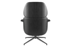 Lena Black Velvet Swivel Chair -Modern Office Shop 320655 black velvet accent chair detail 47