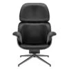 Lena Black Velvet Swivel Chair -Modern Office Shop 320655 black velvet accent chair signature 01
