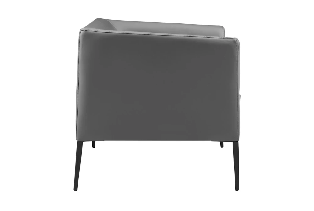 Mani Gray Lounge Chair With Matte Black Legs 5 Mani Gray Lounge Chair With Matte Black Legs - Image 3