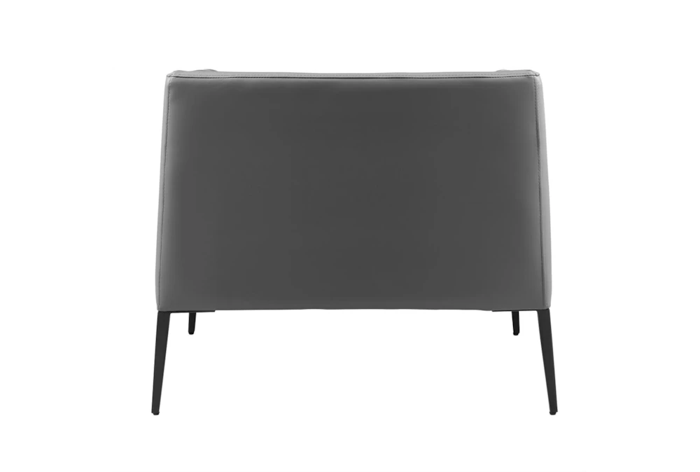 Mani Gray Lounge Chair With Matte Black Legs 7 Mani Gray Lounge Chair With Matte Black Legs - Image 5