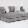 Pierson Oversized 88" Double Chaise 1 Pierson Oversized 88" Double Chaise -Modern Office Shop 320695 grey fabric sectional signature 01
