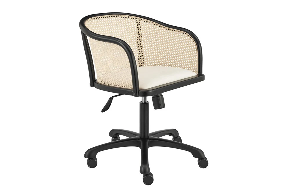 Hedda Office Chair With Beige Velvet Seat 4 Hedda Office Chair With Beige Velvet Seat - Image 2