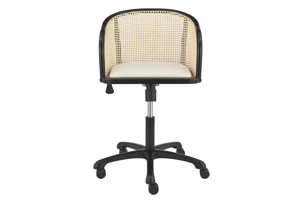 Hedda Office Chair With Beige Velvet Seat 8 Hedda Office Chair With Beige Velvet Seat - Image 6