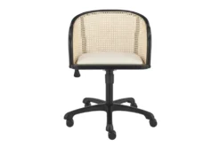 Hedda Office Chair With Beige Velvet Seat