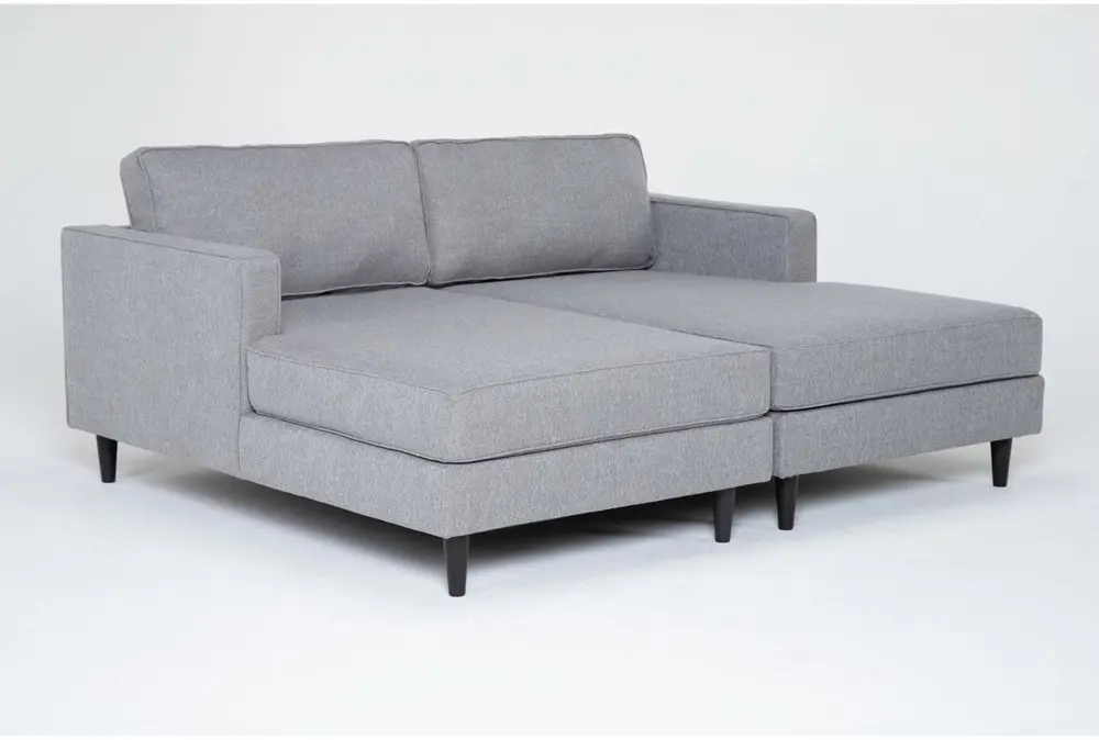 Calais Gravel Double Chaise 3 Calais Gravel Double Chaise