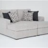 Monterey Beach Double Chaise 1 Monterey Beach Double Chaise -Modern Office Shop 322555 beige fabric sectional signature 01