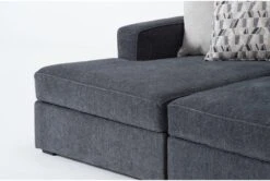 Monterey Twilight Double Chaise 10 Monterey Twilight Double Chaise -Modern Office Shop 322556 grey fabric sectional detail 45