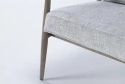 Dena Grey Accent Chairs, Set Of 2 -Modern Office Shop 322561 natural fabric accent chair detail 45