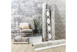 Dena Grey Accent Chairs, Set Of 2 -Modern Office Shop 322561 natural fabric accent chair room 86