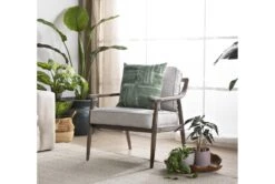 Dena Grey Accent Chairs, Set Of 2 -Modern Office Shop 322561 natural fabric accent chair room 96