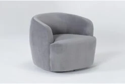 Abby Swivel Barrel Chairs, Set Of 2 10 Abby Swivel Barrel Chairs, Set Of 2 -Modern Office Shop 322564 grey fabric swivel side 14
