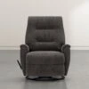 Rogan II Fabric Swivel Glider Recliner -Modern Office Shop 84262 grey fabric recliner signature 01