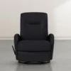 Franco III Leather Swivel Glider Recliner -Modern Office Shop 88264 black leather recliner signature 01