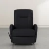 Franco III Leather Rocker Recliner -Modern Office Shop 88265 black leather recliner signature 01
